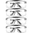 Safety GlassesClear Anti-Fog Goggles Over-Spec Glasses Protective Eye Wear Industrial Approved Wide-Vision(4 PACK)