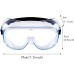 2 pack Safety Goggles, Adjustable,Lightweight Anti-Fog Protective Safety Glasses, Eye Protection, White