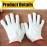 Hand Working Gloves Safety Grip Protection Work Gloves Men Women BBQ Thick Cotton (Pack of 6 Pairs)