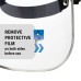 Face Shield - Lightweight Mask with Crown & Ratchet Headgear, for Work, Grinding, Cutting,Clear Uncoated Polycarbonate Window