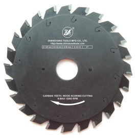 Adjustable scoring blades